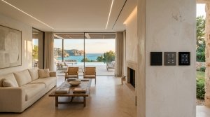 La estética del control: Pantallas y pulsadores KNX de alta gama en Mallorca